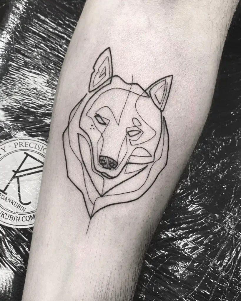 Wolf Tattoo Design