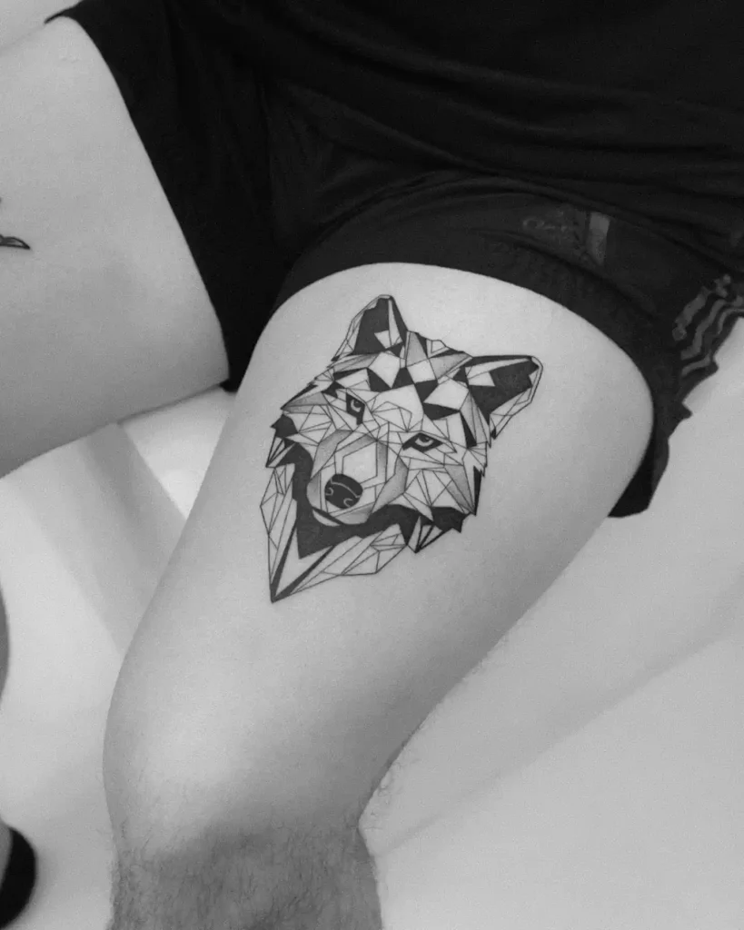 Wolf Tattoo Design