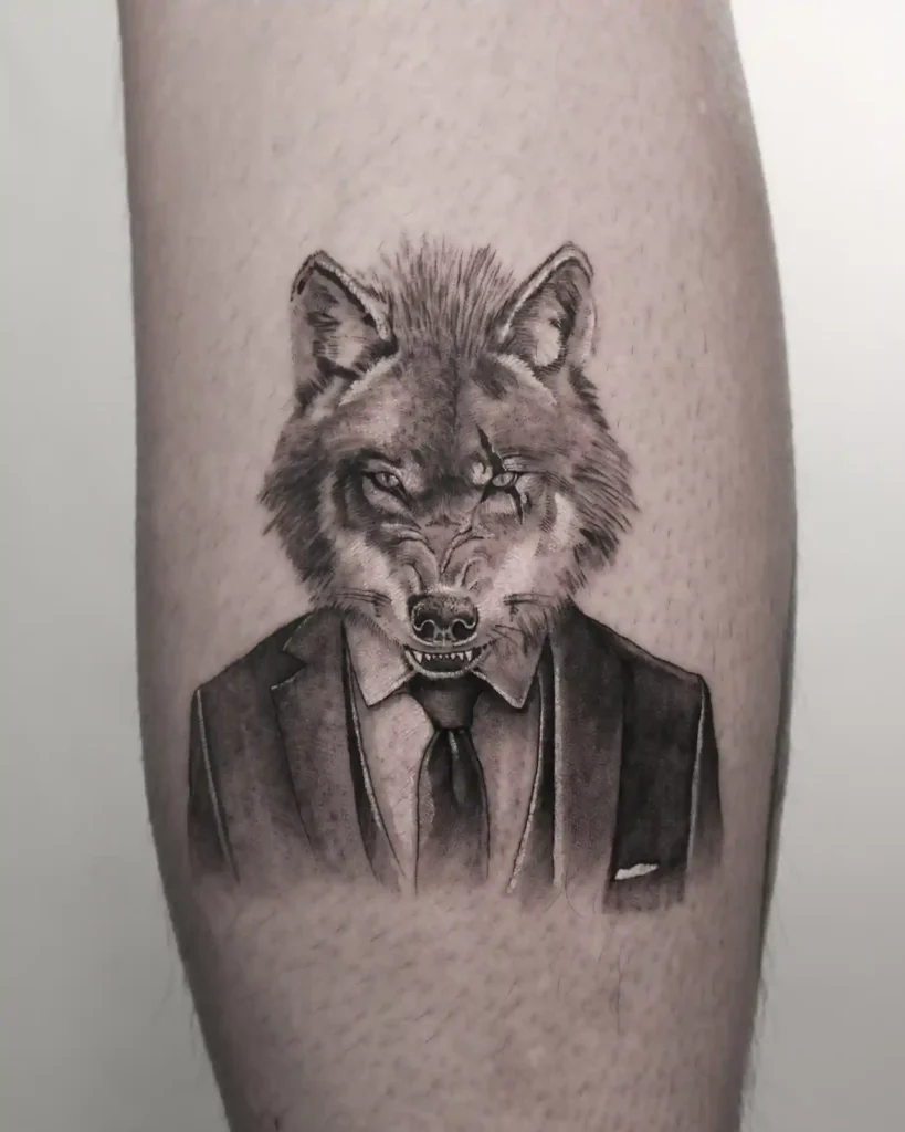 Wolf Tattoo Design