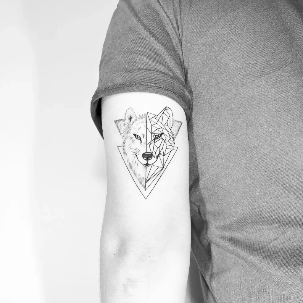 Wolf Tattoo Design