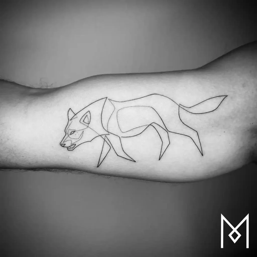 Wolf Tattoo Design