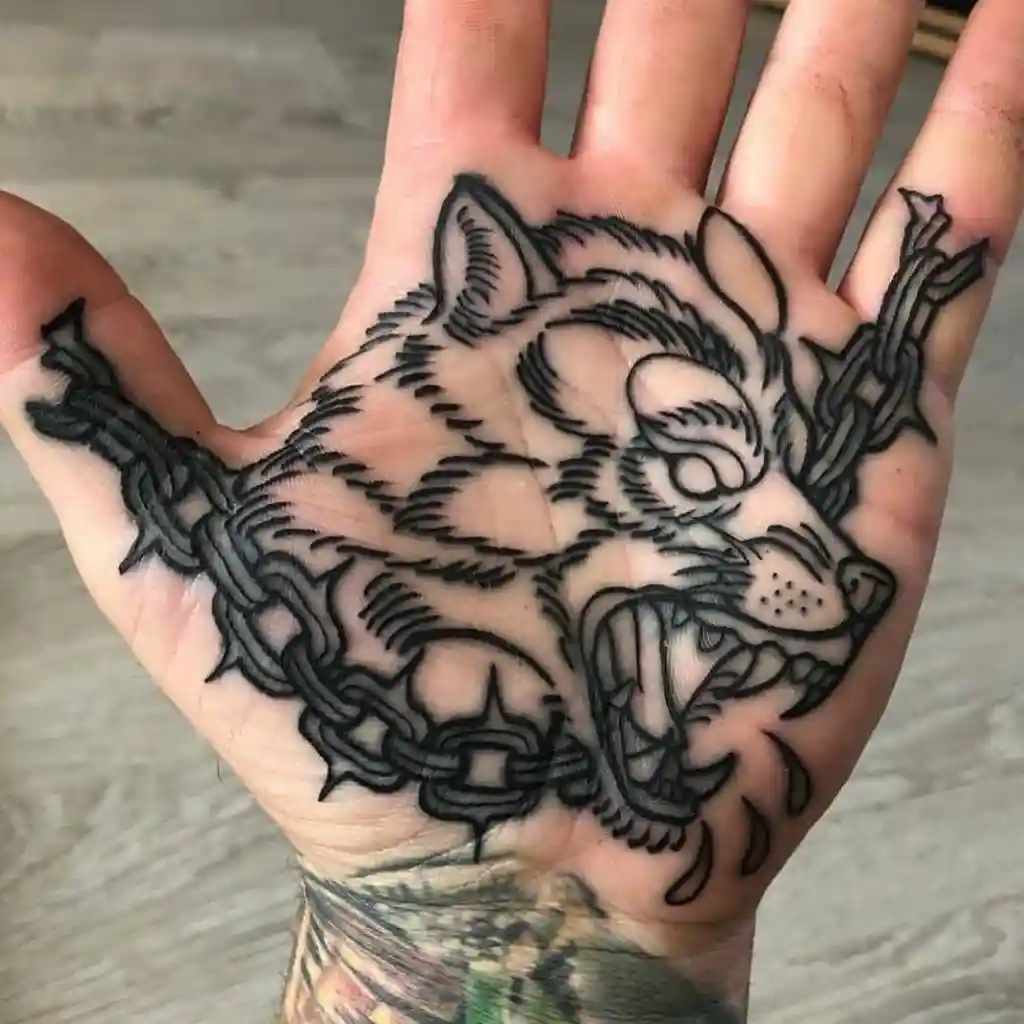 Wolf Tattoo Design