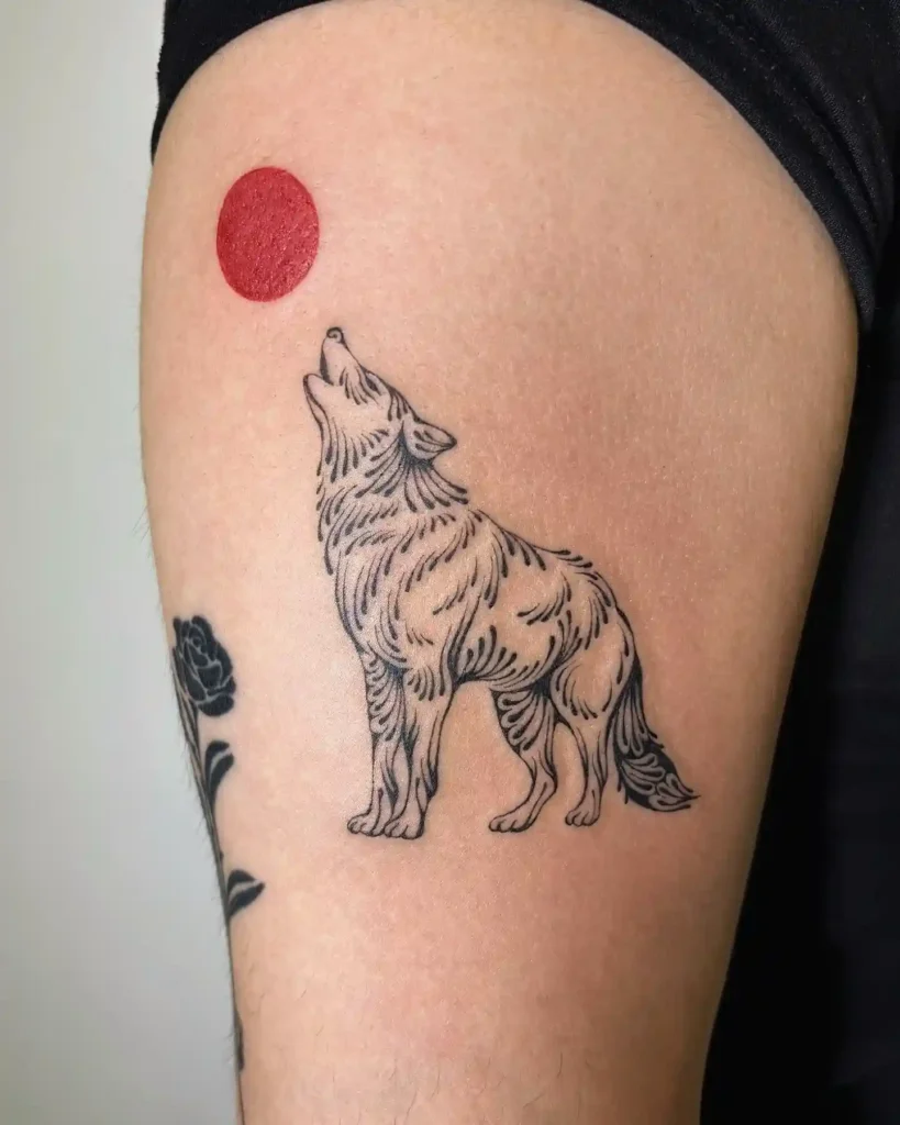 Wolf Tattoo Design