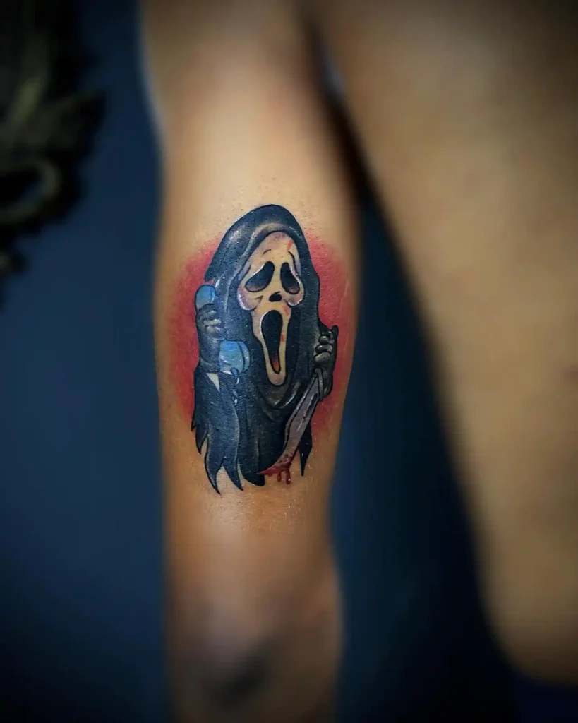Ghostface from Scream Tattoo