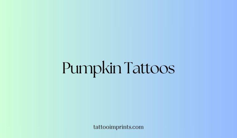 Pumpkin tattoos
