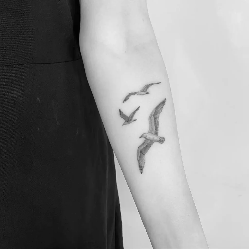 Flock of Seagulls Tattoo