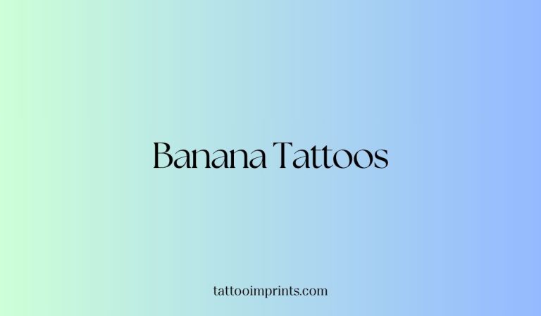 35 Playful Banana Tattoo Ideas That Peel Back Creative Boundaries