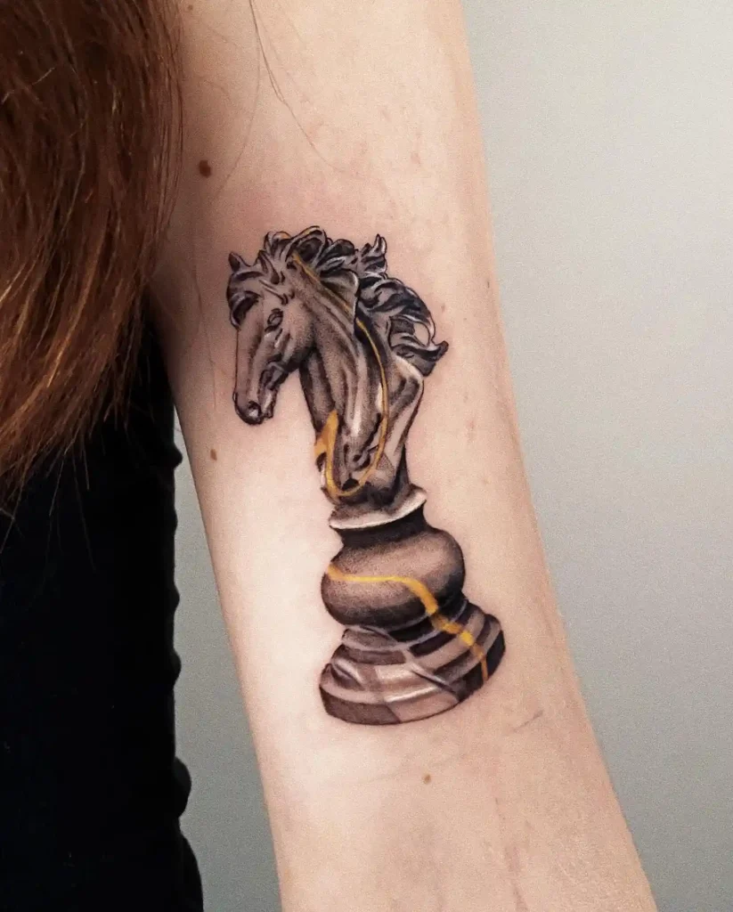 Kintsugi Knight Tattoo