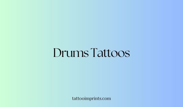 drum tattoo ideas