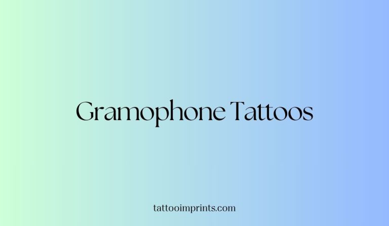 24 Gramophone Tattoos That Sing Your Soul's Story