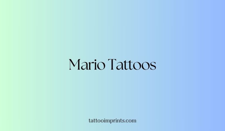 mario tattoo ideas