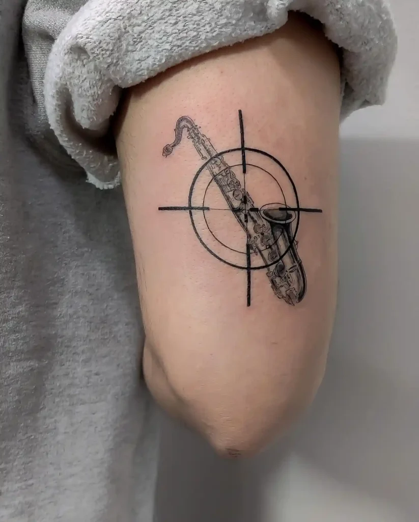 Saxophone in Crosshairs