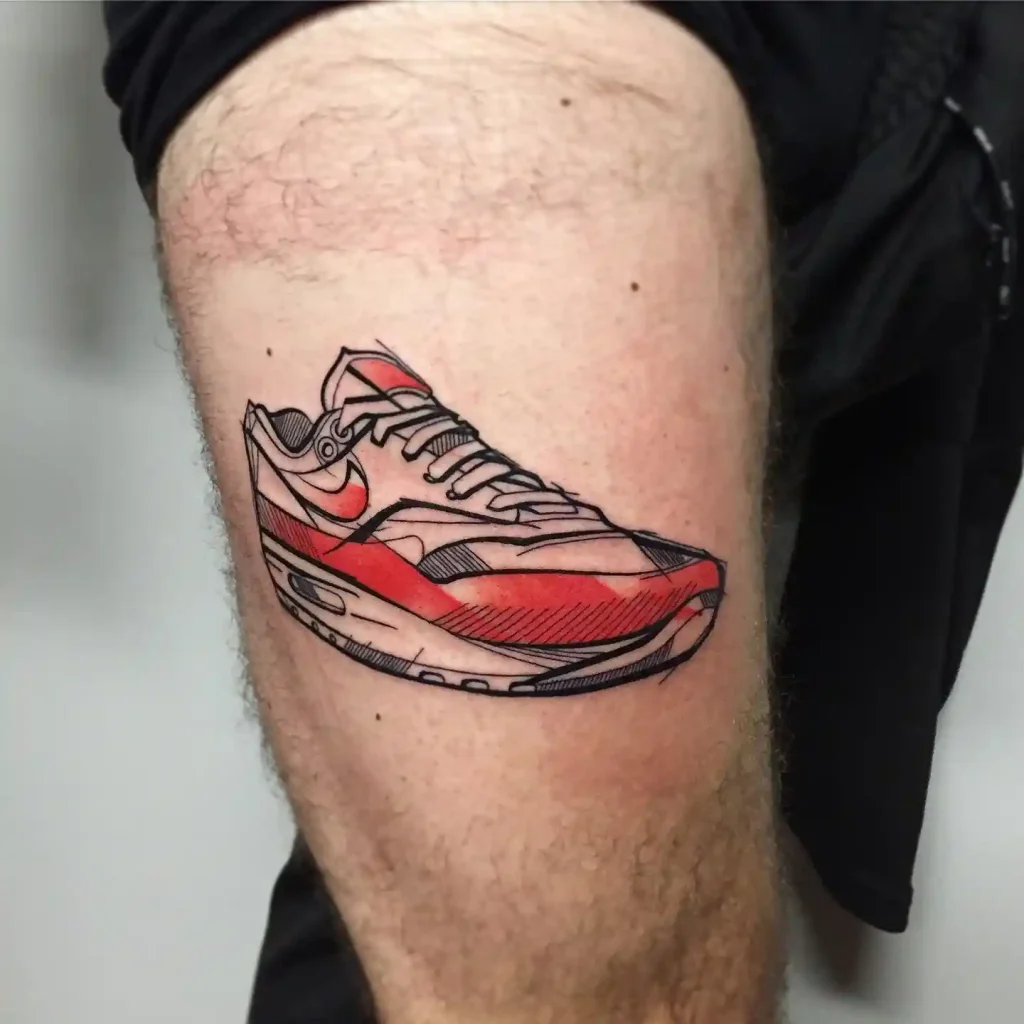 The Sketchbook Nike Kicks Tattoo