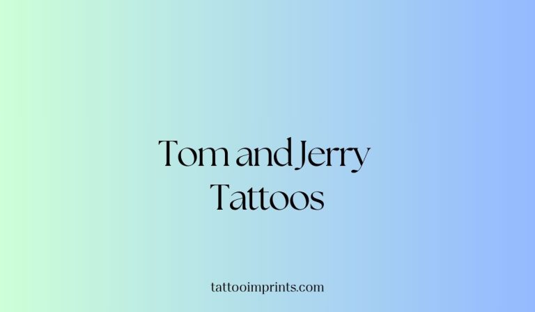 tom and jerry tattoo ideas