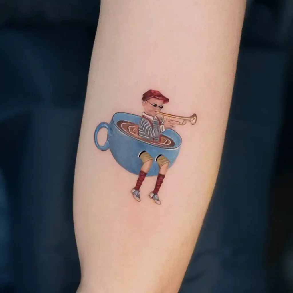 Surreal Trumpet Tattoo