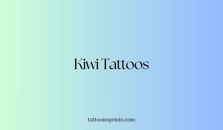 Kiwi Tattoos