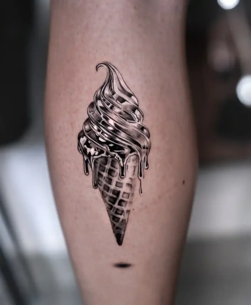 Chrome Style Soft Serve on Calf