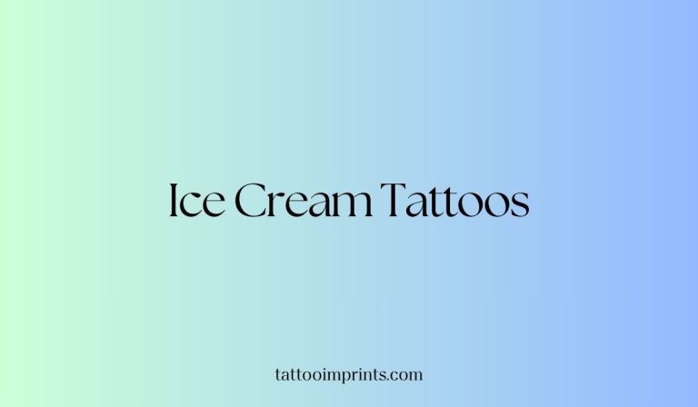 Ice Cream tattoos main image