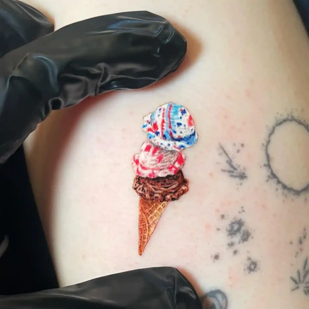 Micro Realism Triple Scoop on Arm