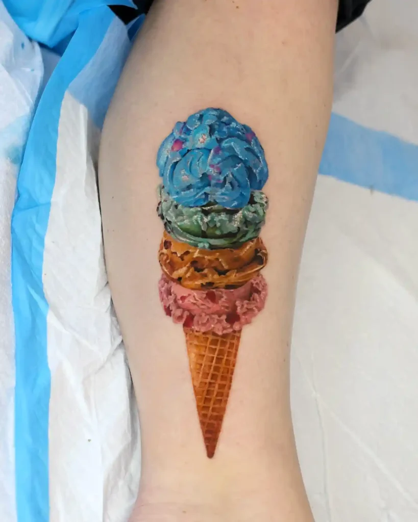 Realistic Multi-Flavor Stack on Shin