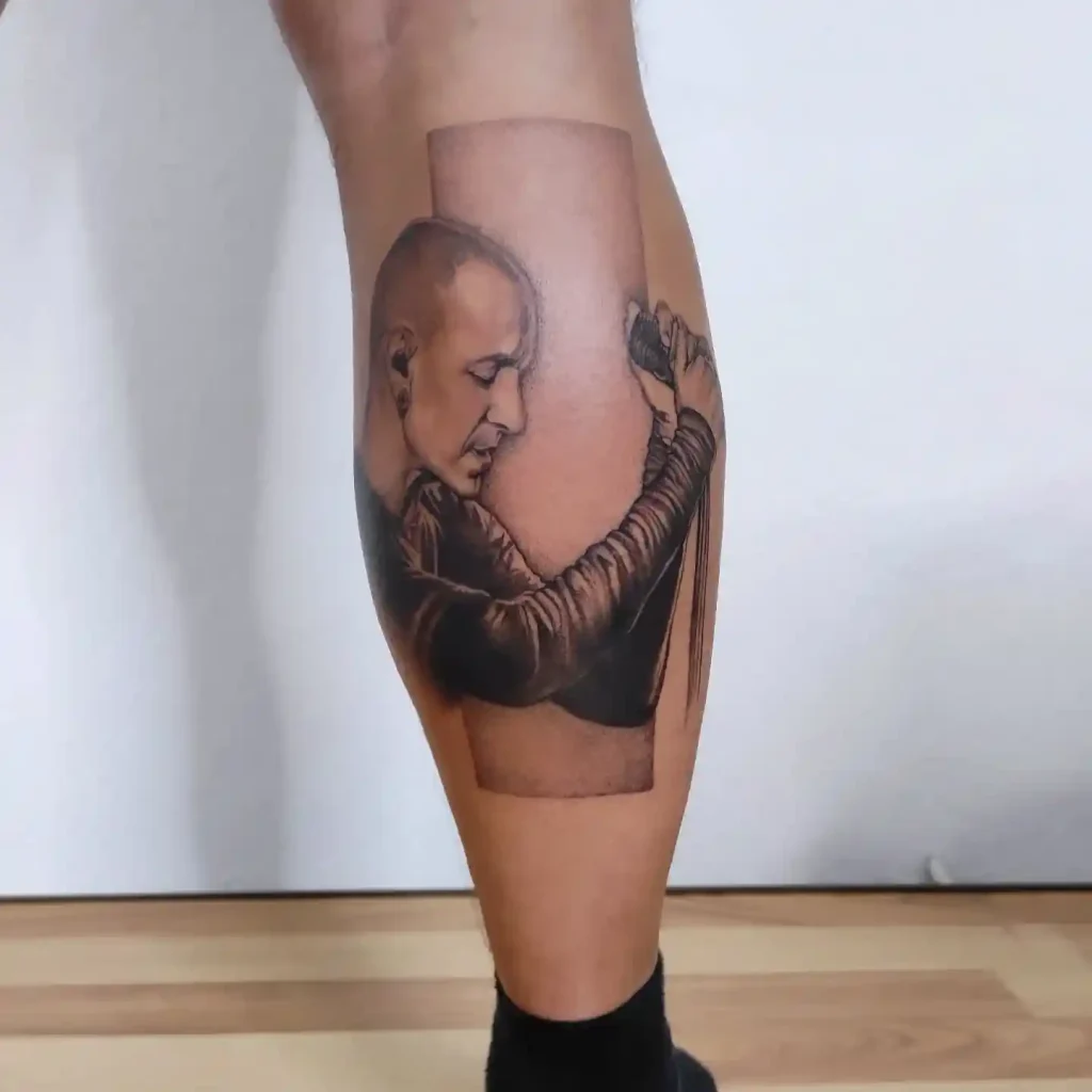 Realistic Portrait on Calf