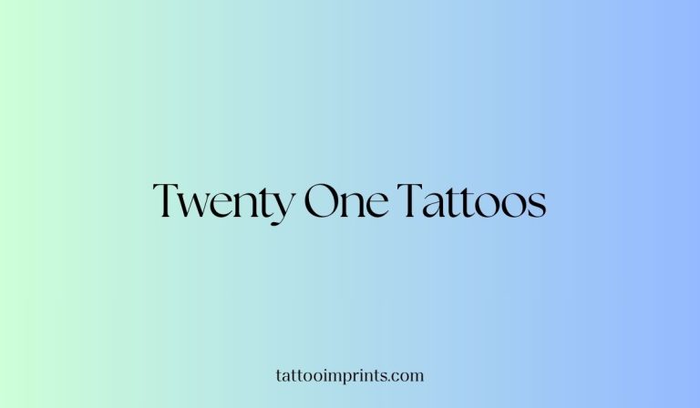 Twenty One Pilots tattoos main image