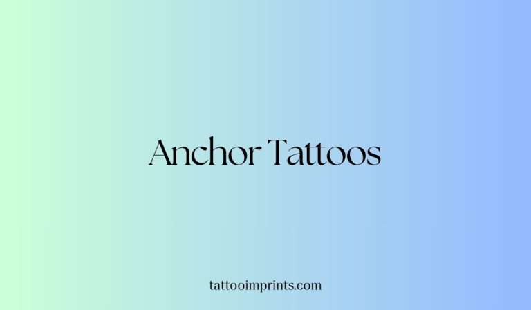 anchor tattoos featured image