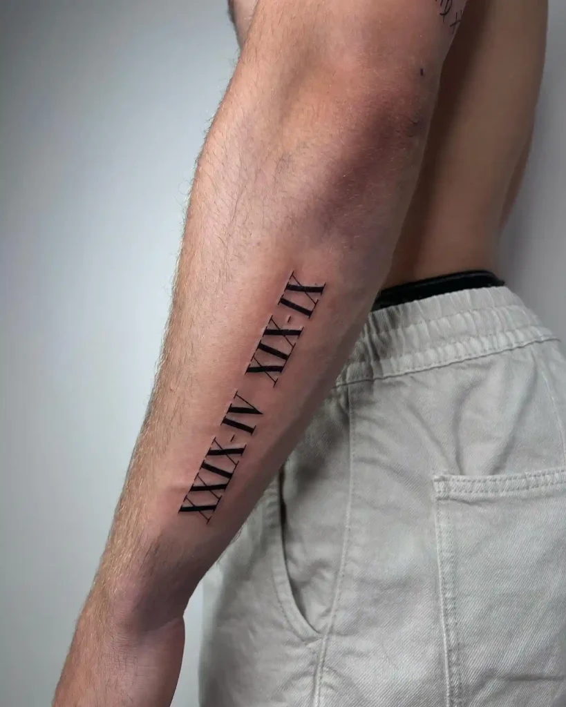 Bold Outer Forearm Timeline