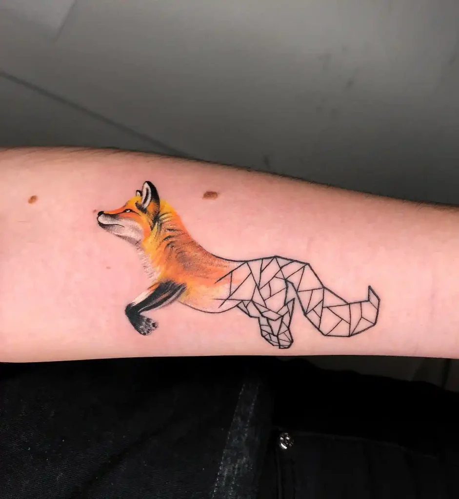Geometric Transition Fox on Inner Arm