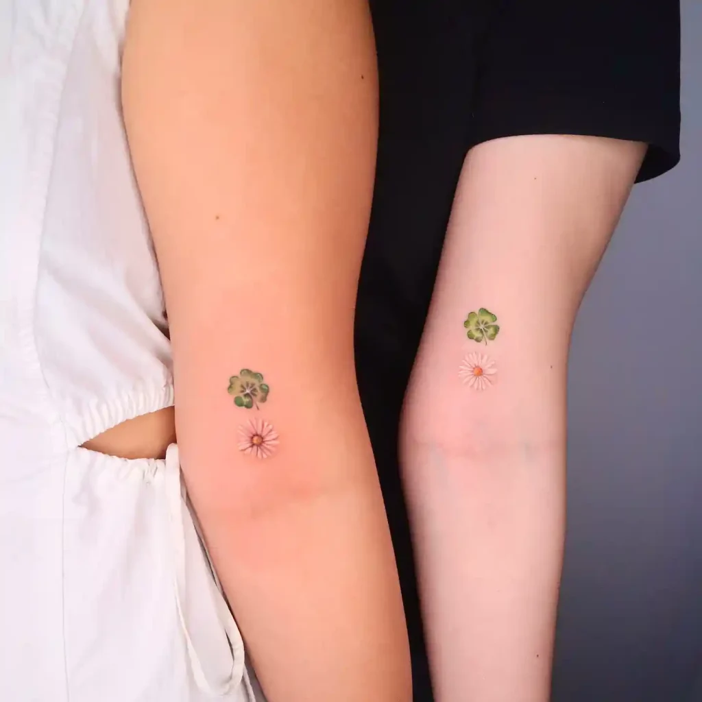 Matching Daisy and Clover on Elbows