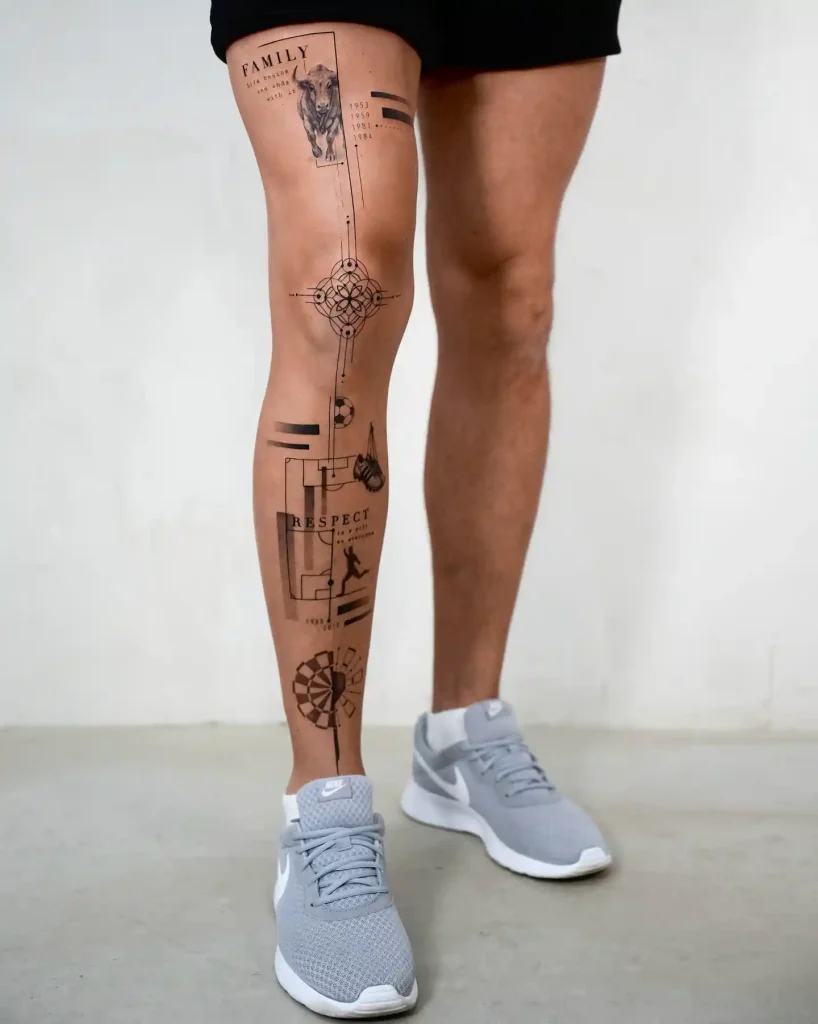 Minimal Symbolic Linework on Knee