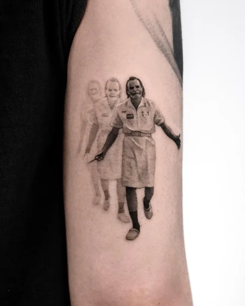 Motion Blur Nurse Walk on Inner Arm