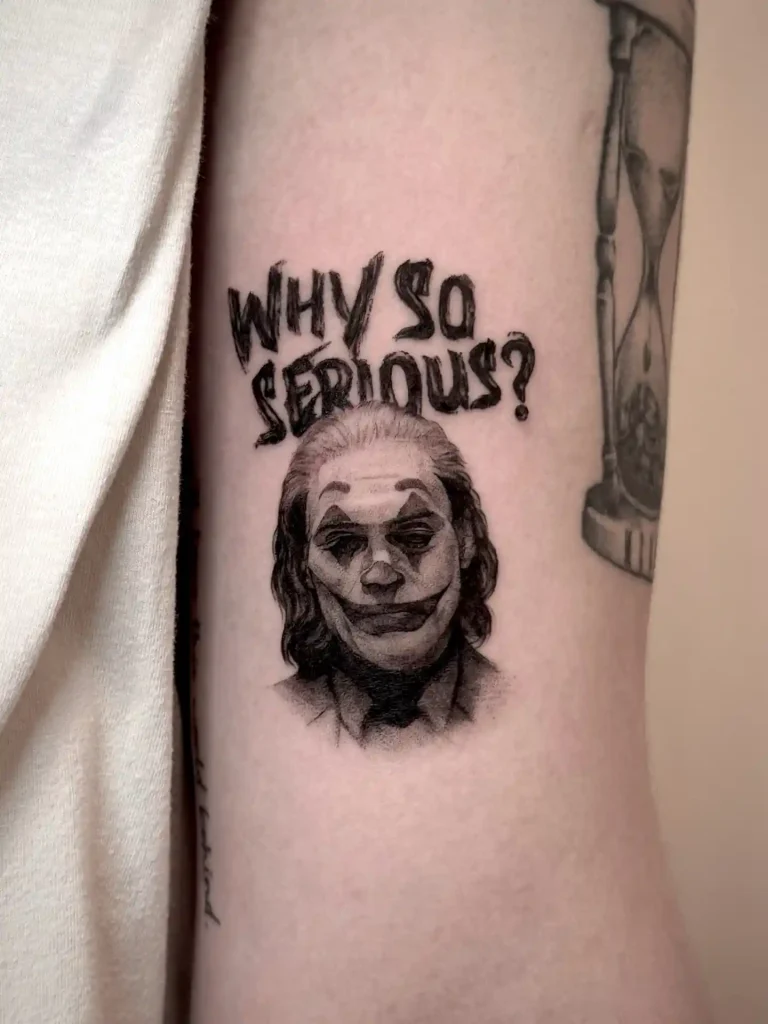 Quote Mashup Portrait on Upper Arm