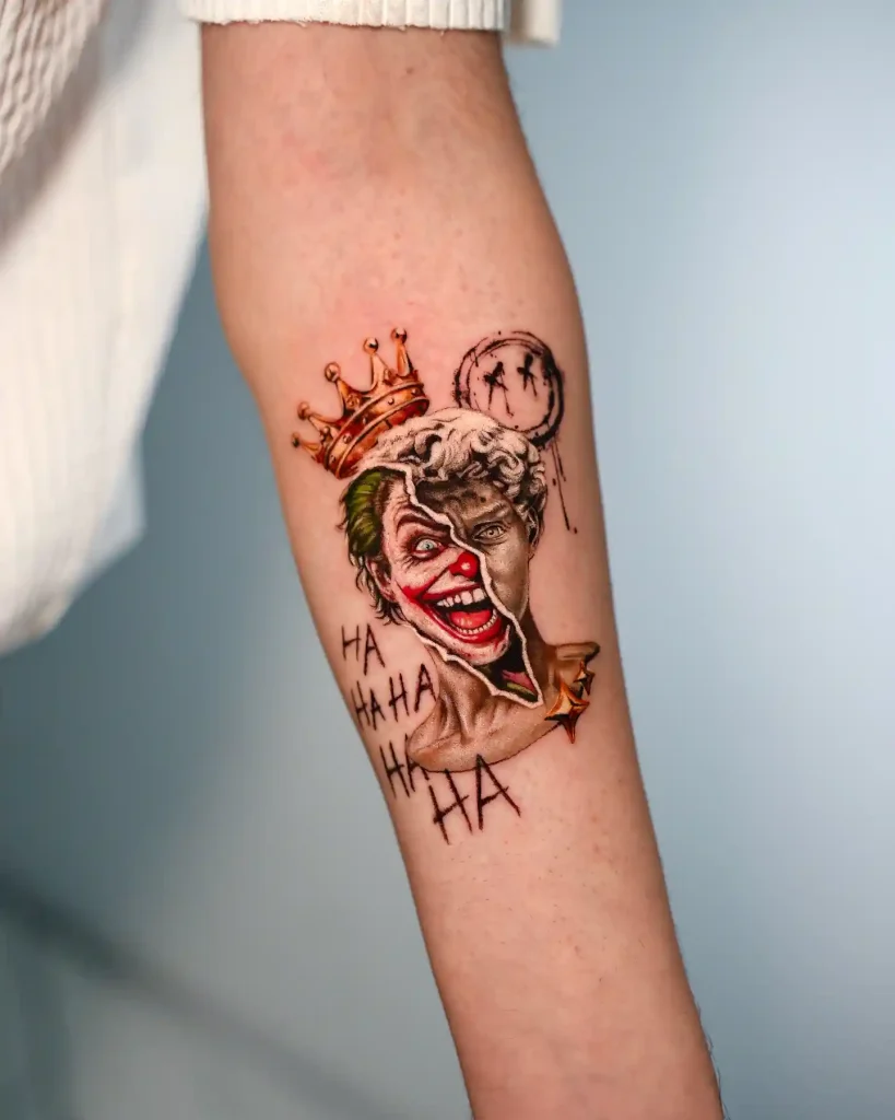 Ripped Statue Reveal on Forearm