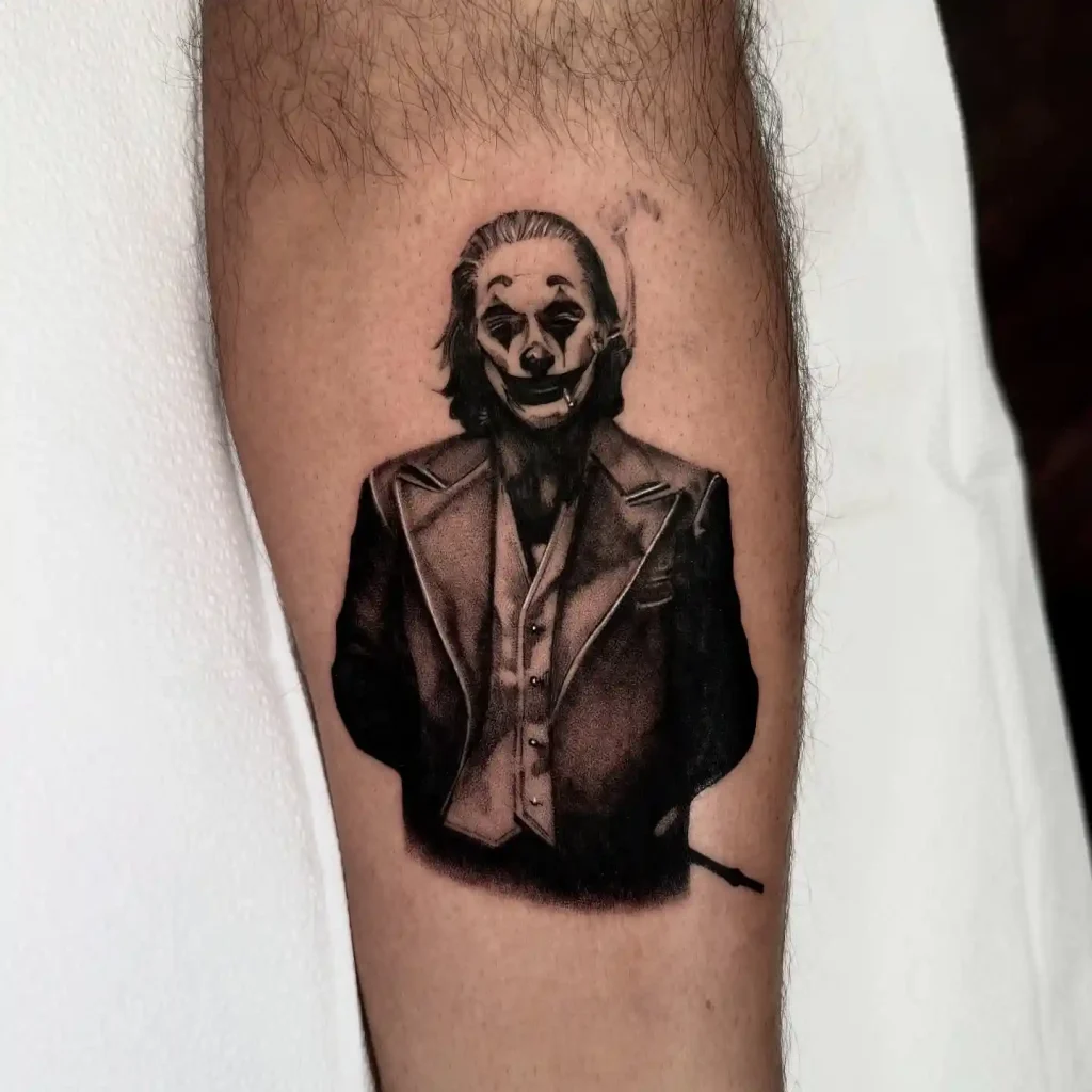 Smoking Portrait on Lower Leg