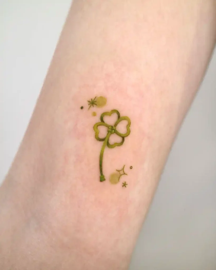Tiny Sparkle Charm on Inner Arm