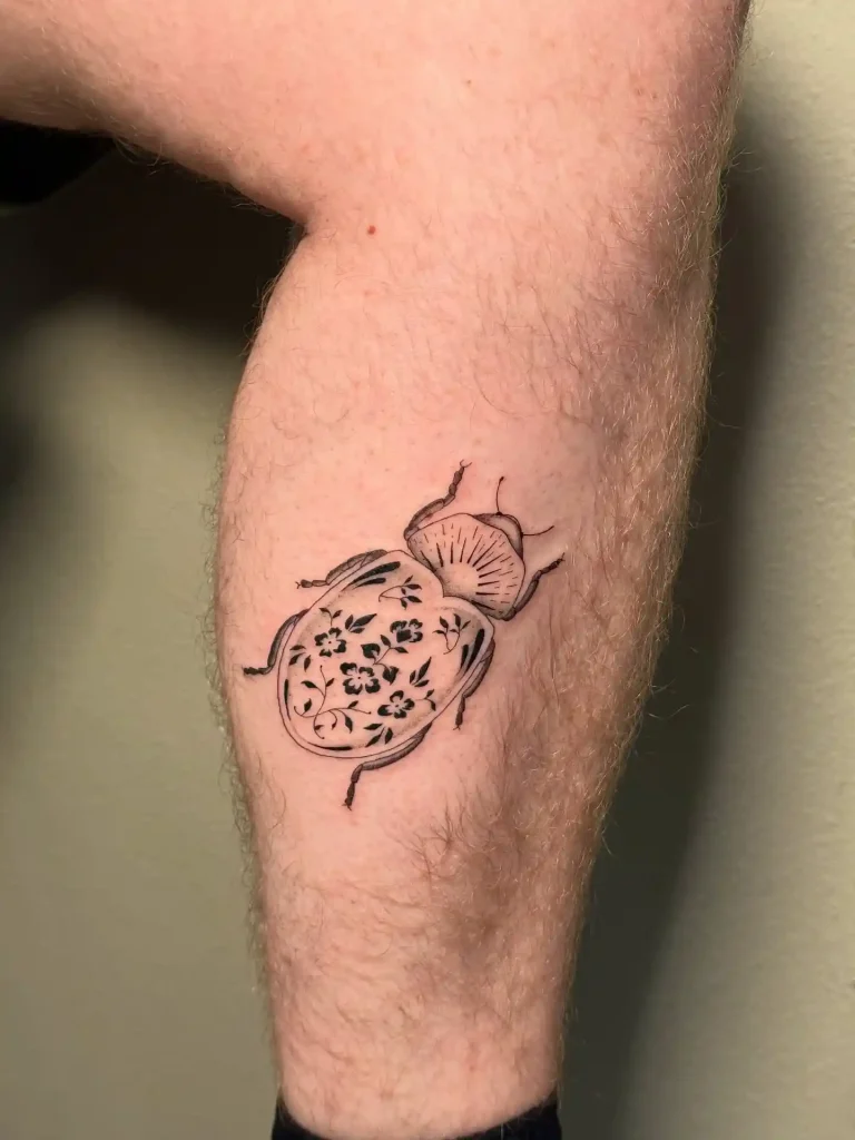 Wildflower Sketch Beetle on Calf