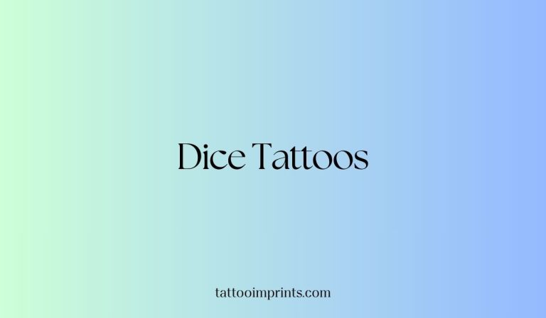 Dice Tattoo main image