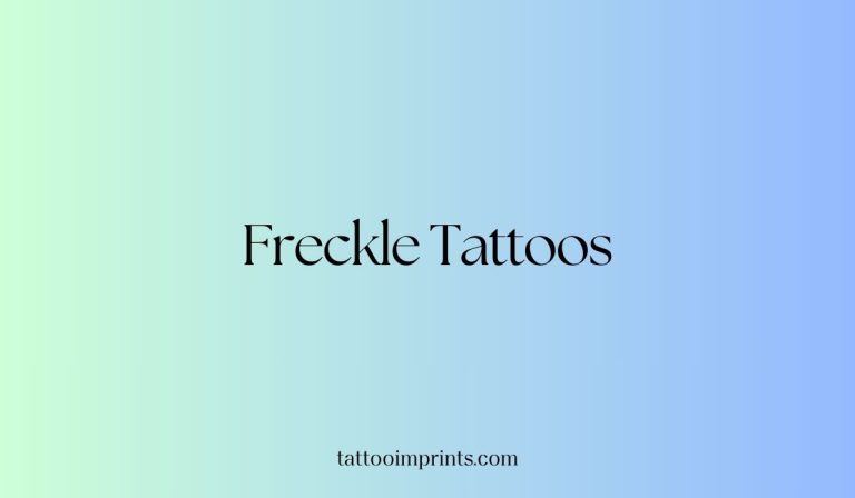 Freckle Tattoo main image
