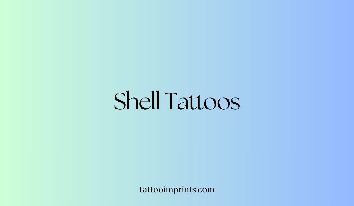 25 Stunning Shell Tattoo Ideas That Will Make Waves on Your Skin ...