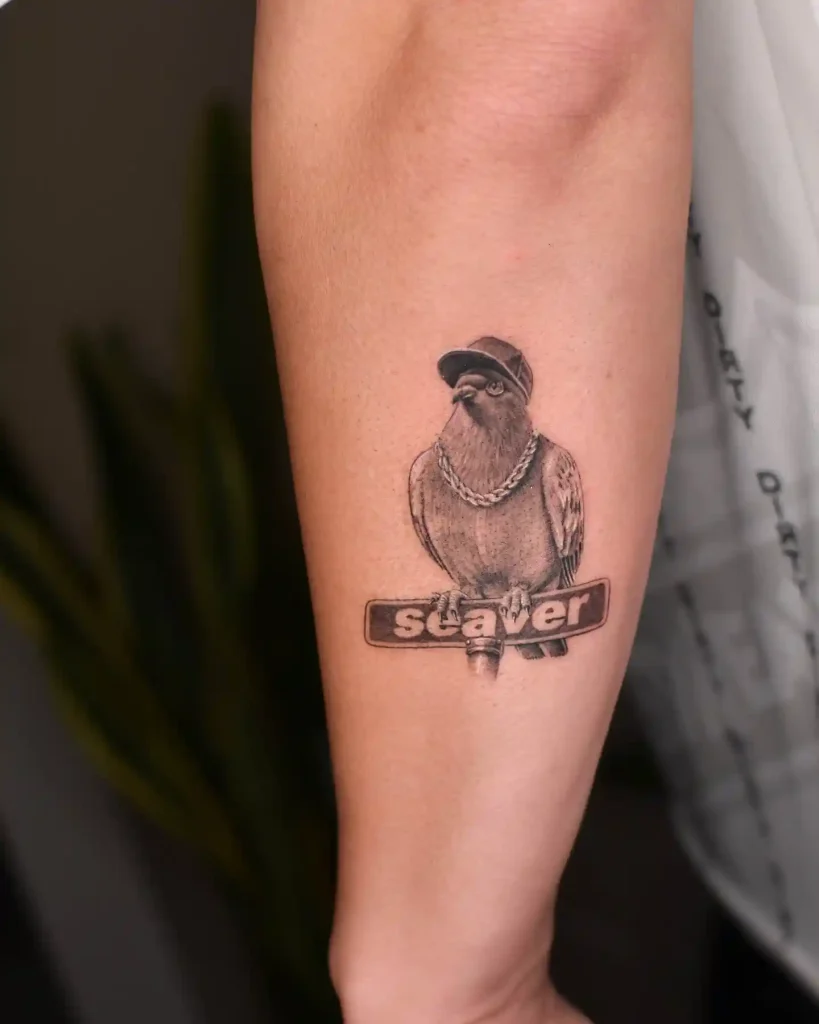Street Wise Messenger on Forearm