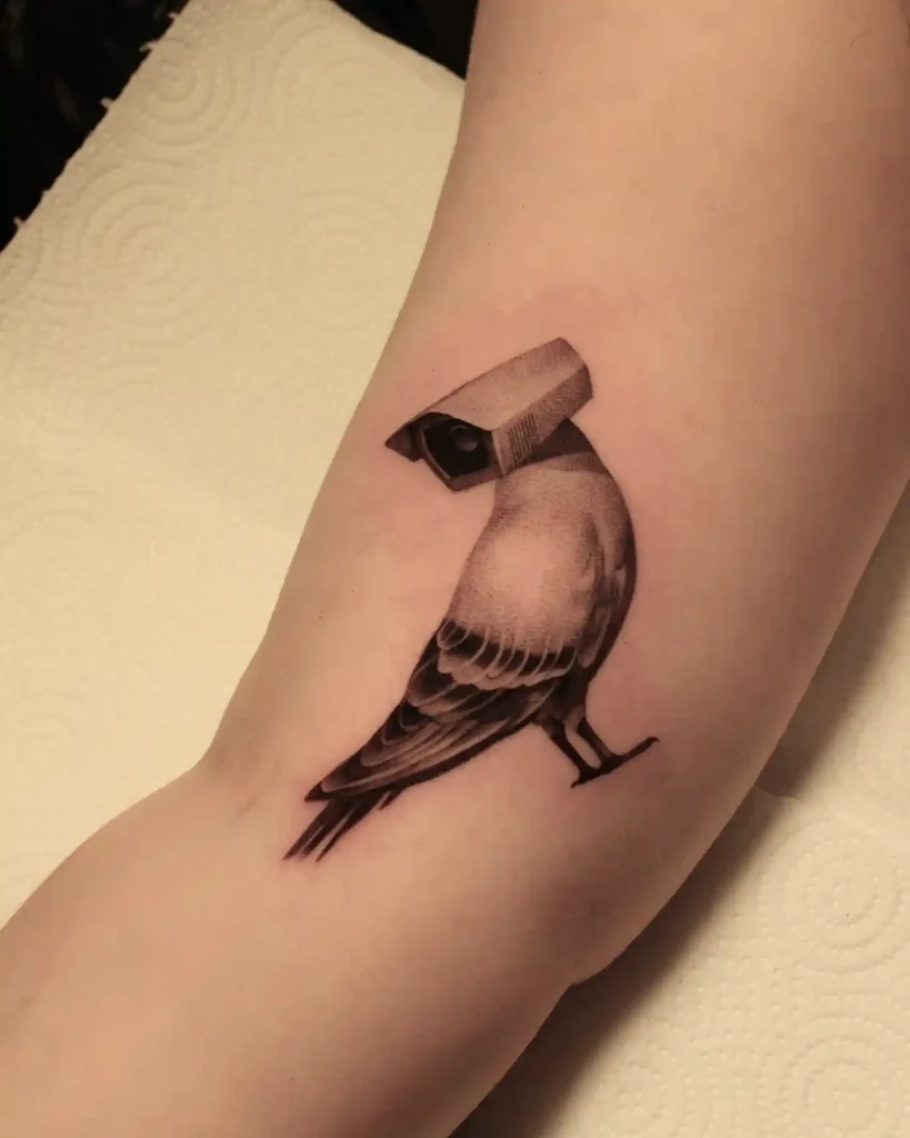 Surveillance Bird Concept on Forearm