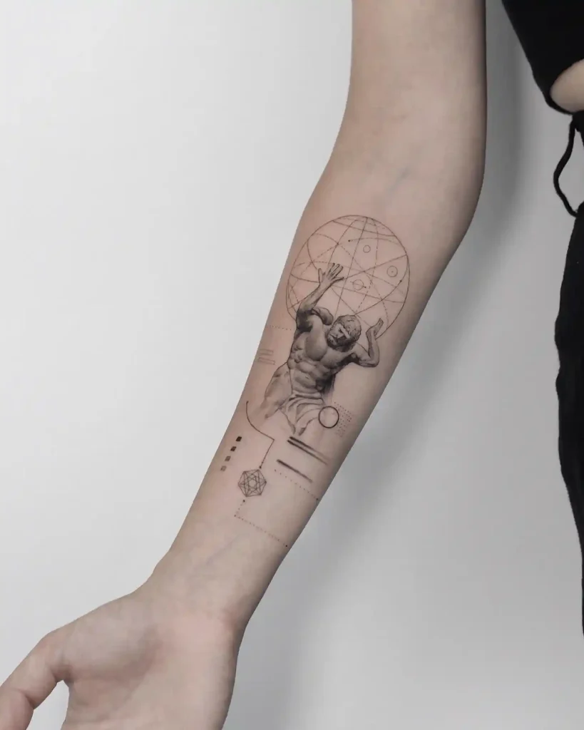 Technical Geometric Atlas on Forearm