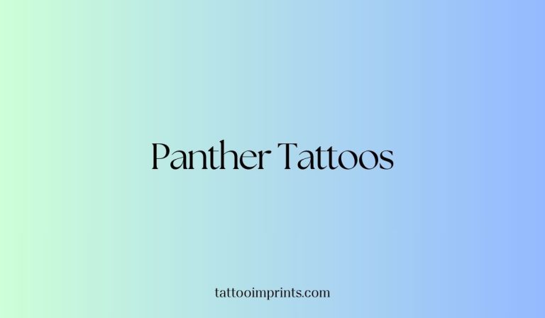 Panther Tattoo Featured image