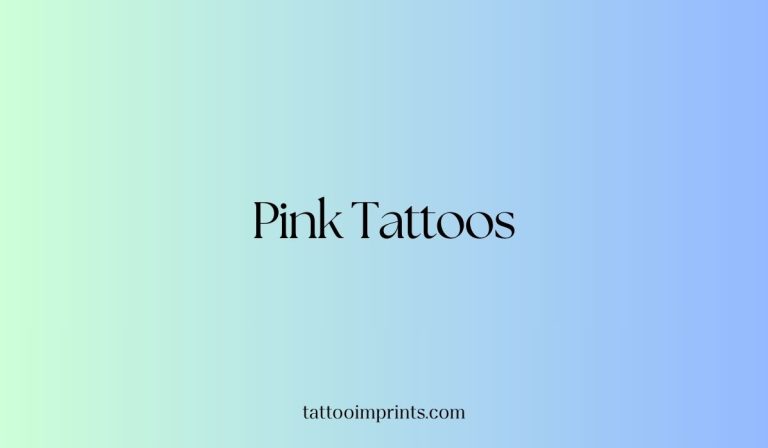 Pink Tattoo main image