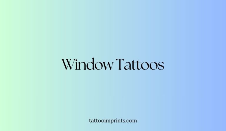 Window Tattoo Featured image