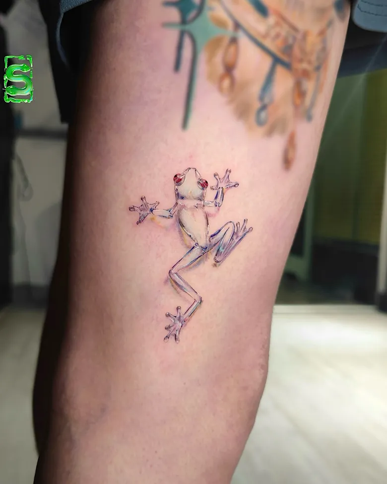 Glass Frog Tattoo