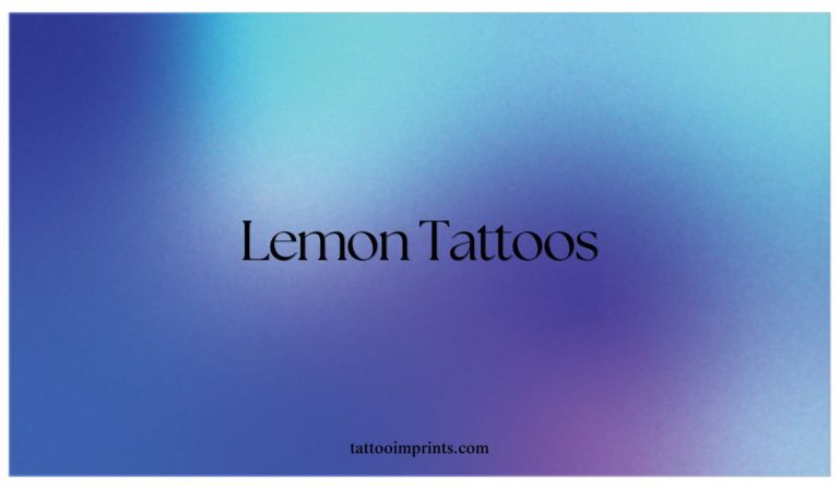 Lemon tattoo Featured image