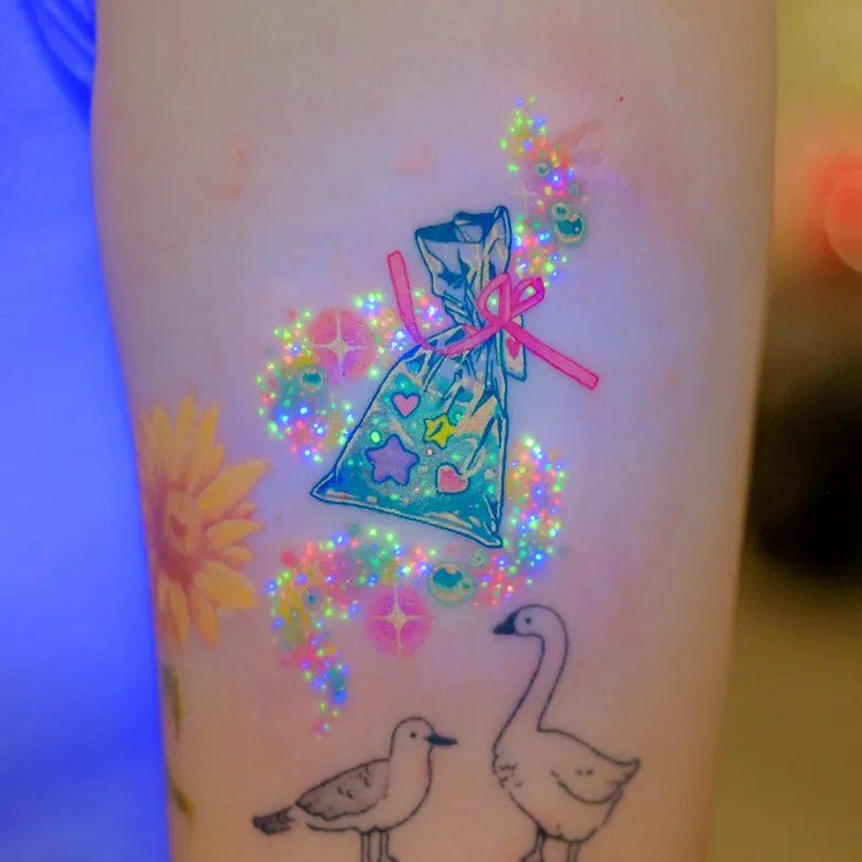 Magical Charm Bag UV Tattoo