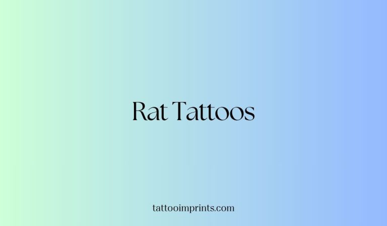 Rat Tattoo Featured image